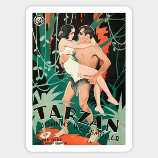 Tarzan Movie Poster Sticker